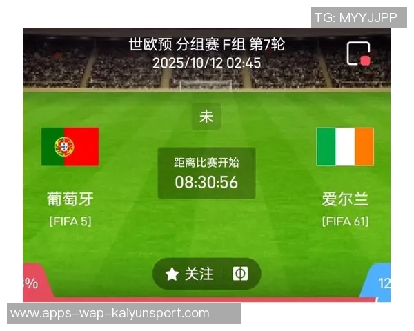 葡萄牙对阵爱尔兰首发阵容揭晓C罗维蒂尼亚B费领衔出战