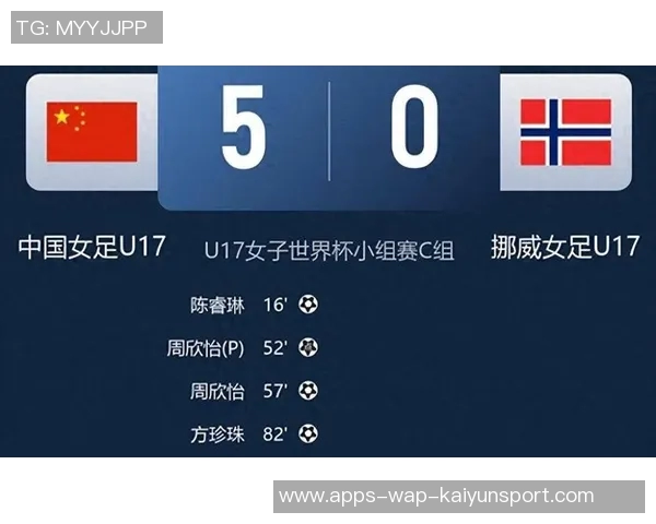 中国U17女足大胜挪威五球晋级下轮对决强敌美国 中国U17女足大胜挪威五球晋级下轮对决强敌美国